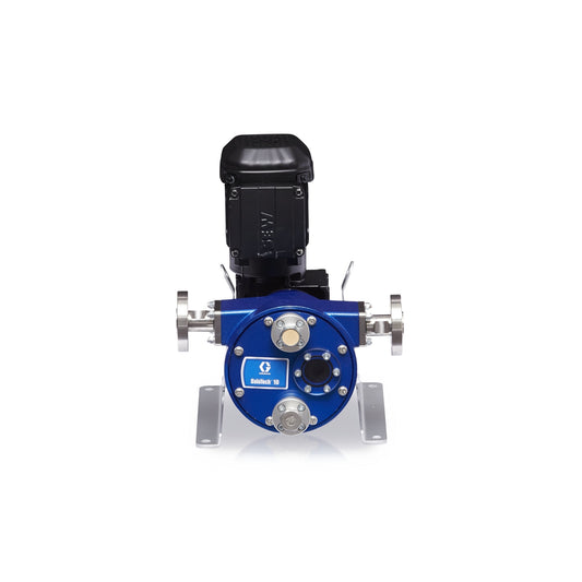 GRACO SoloTech™ i10 High Speed Hypalon Peristaltic Hose Pump with CSM Hose, 316 Stainless Steel Barb & AC Motor (Part No. 19Z026)