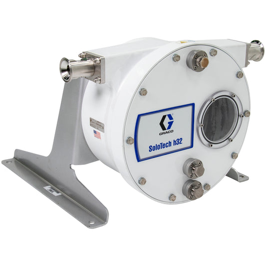 GRACO SoloTech™ h32 Peristaltic Pump, No Motor or Gear Reducer, FDA Nitrile Hose, SST Sanitary Clamp Barb (Part No. 19D089)