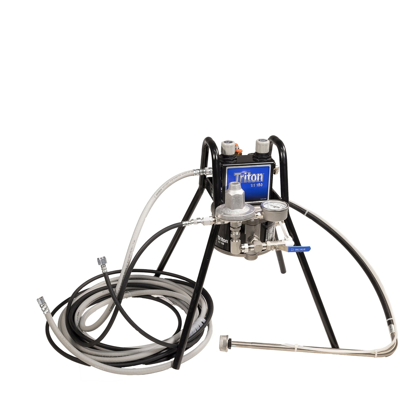 GRACO Triton Stainless Steel Pump Package, Stand Mount with Suction Hose (Part No. 233474)