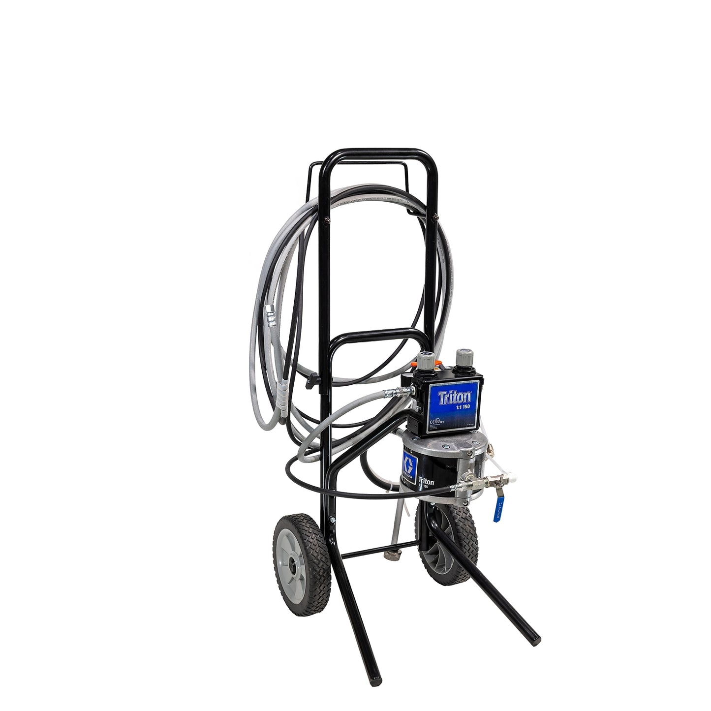 GRACO Triton Aluminum Pump Package, Cart Mount with Suction Hose (Part No. 233480)