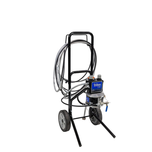 GRACO Triton Aluminum Pump Package, Cart Mount with Suction Hose (Part No. 233480)