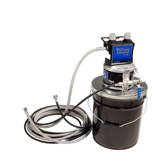 GRACO Triton Stainless Steel Pump Package, Pail Mount with Suction Hose (Part No. 233467)