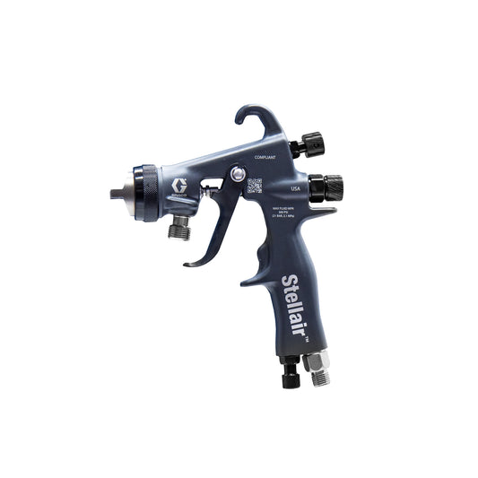 GRACO Stellair Air Spray Gun, Compliant, 0.055 in (1.4 mm), Automotive, PEEK Tip (Part No. 2004166)