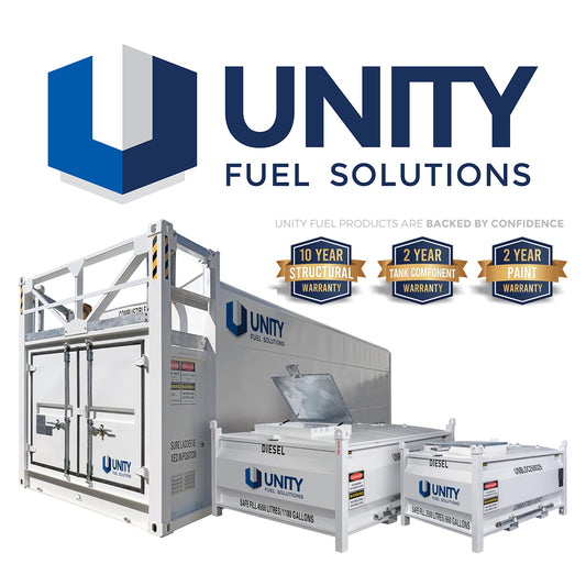 Fireguard FGT Aviation With Dual Pump Bays 4HR Double Wall Tank - Unity Fuel Solutions - Innoflo Solutions Inc.