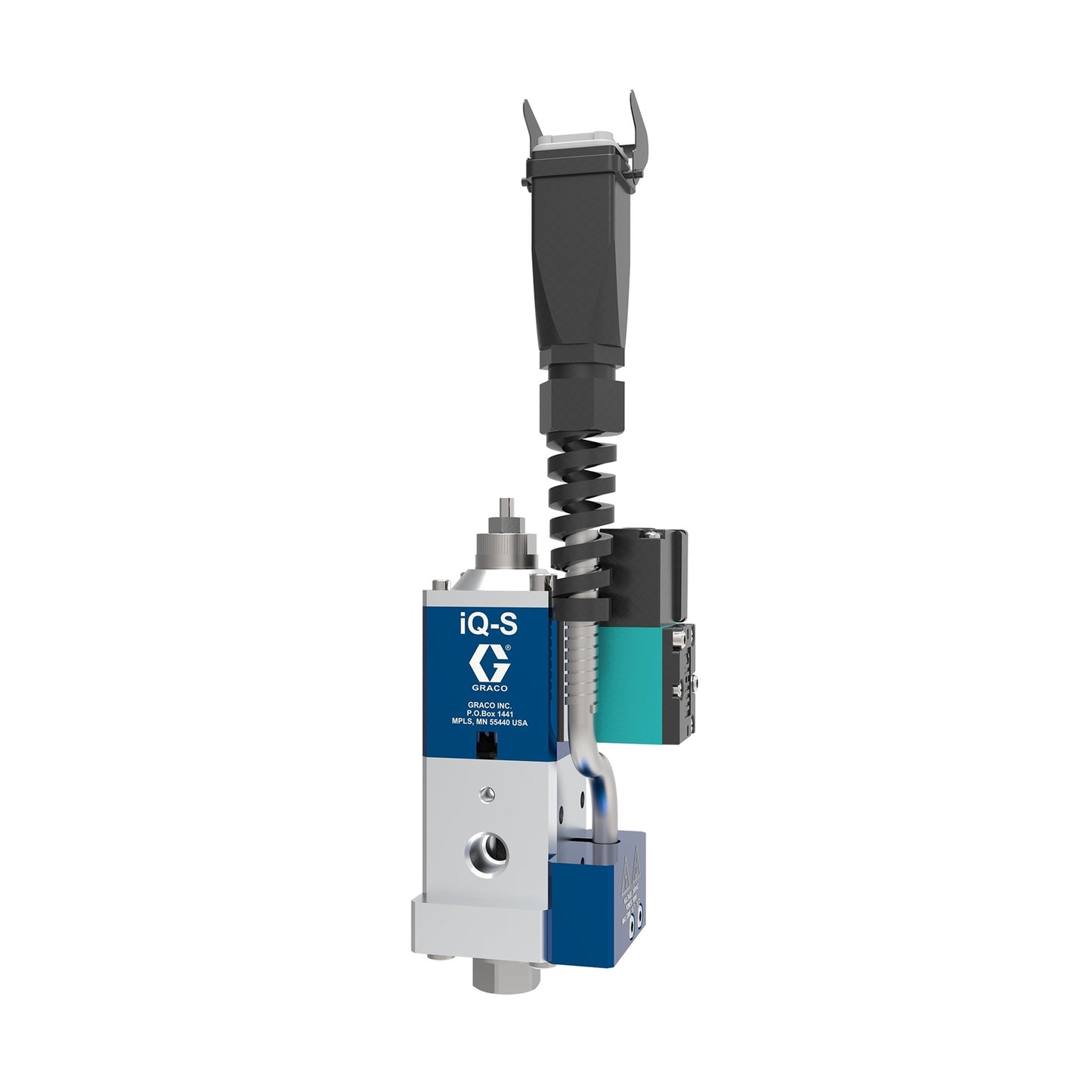 Graco V25AS000BB iQ Dispense Valve, Snuff Back, Heated, NPT Innoflo Solutions