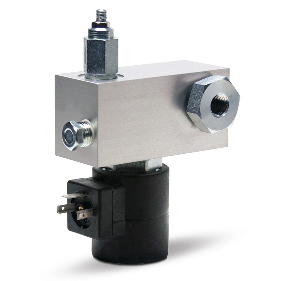 GRACO Direct-Mount Vent Valves for G3™ Pumps - NPT, 12 VDC, 500-3500 psi (35-241 bar), Normally Open, RH (Part No. 24M478)