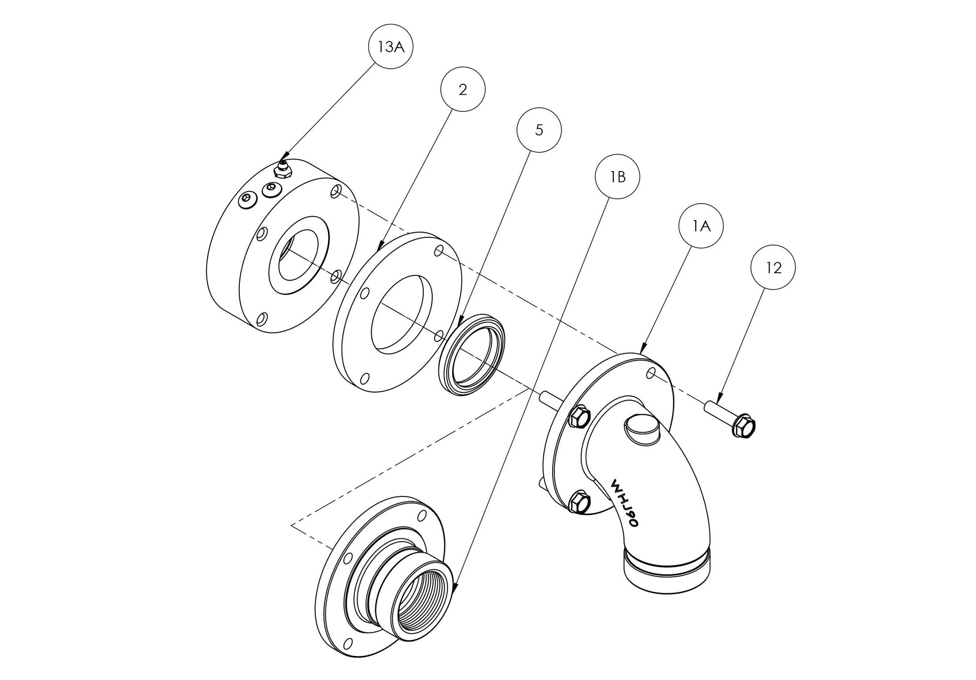 Hannay Whj Bearing Assembly (1-1/2") | Hose Reel Part | Durable Steel Construction, Precision Bearings, Corrosion-Resistant Finish – Reliable Performance For Industrial Hose Reels