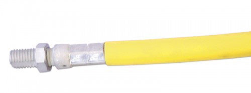 Hannay Part 50' Of 1/0 Yellow Cable W/Threaded Ferrule | Electrical Cable Assembly | 50 Ft Length, 1/0 Gauge, Yellow Insulation, Threaded Ferrule Termination – Durable High-Conductivity Power Cable