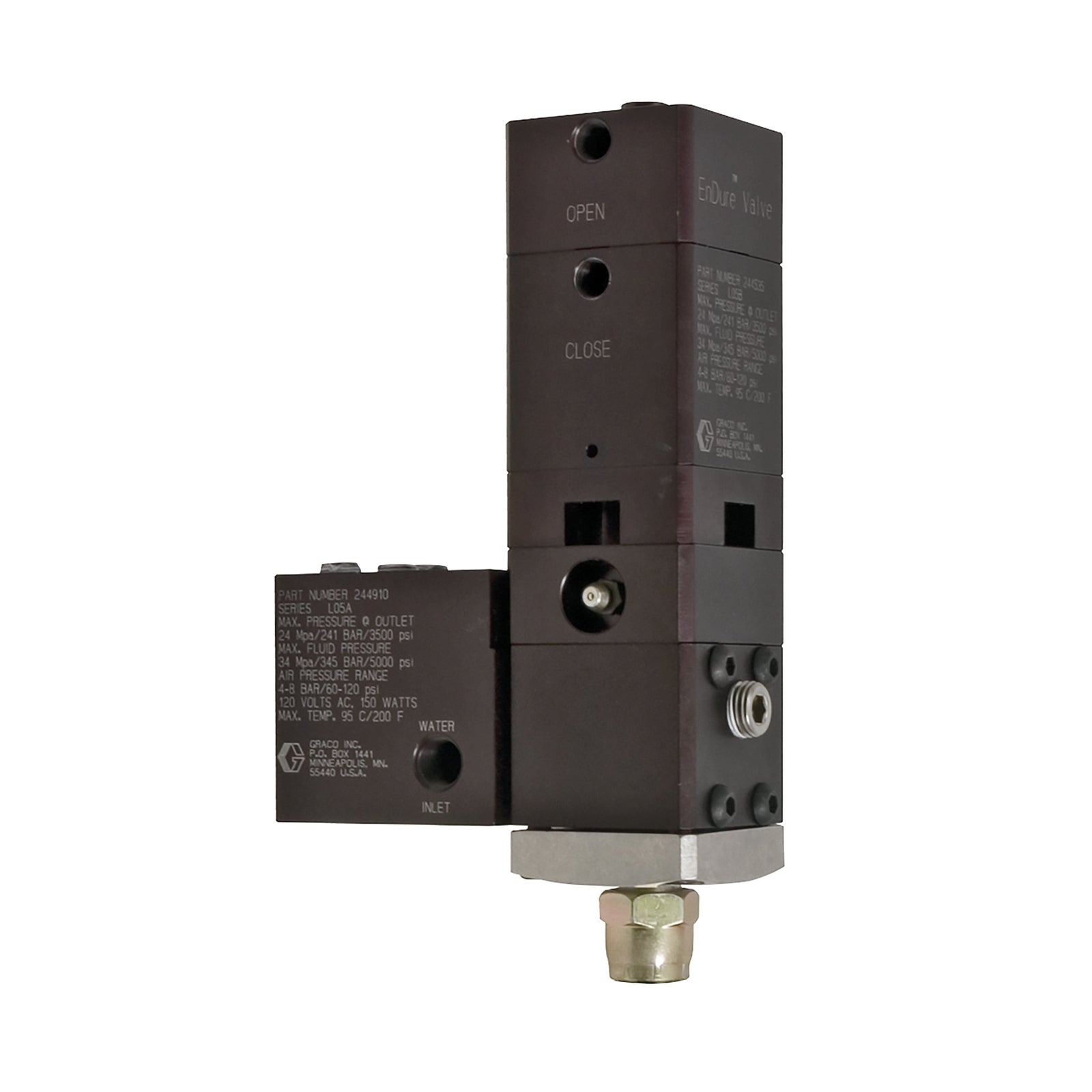 GRACO Endure Valve with Ambient or Temperature Conditioning Manifold (Part No. 244910)