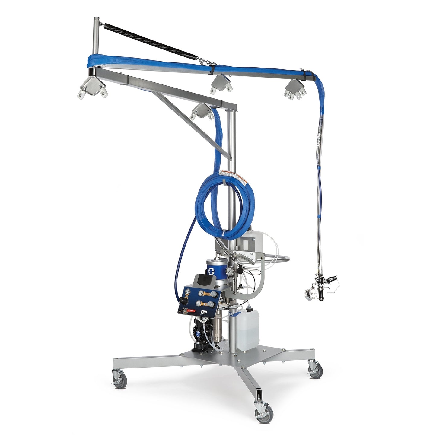 GRACO 13:1 Ratio External Mix Gel System with 25 ft (7.6 m) Hose, Cart, Mast, and Boom (Part No. 16R018)