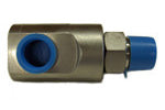 Hannay Part Hr41-0109 | 1/2" 90° Mxf Steel Super Swivel | 5000 Psi, Buna Seals, Food Grade Non-Grease Plug