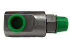 Hannay Part Hr41-0134 | 1/2" 90° Mxf Oxy Hose Fitting | 304 Stainless Steel, 3000 Psi Swl, Viton Seals, Passivated Finish – Durable Non-Grease Plug Assembly