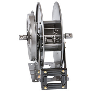 Hannay Reel N416-19-20-8J | Hose & Cable Reel | 1/2" Viton Seals, Spec Roller Position For Oxygen Service