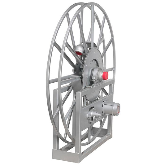 Hannay Reel N818-23-24-10.5J | Hose & Cable Reel | 1" Buna Bp Su Swl Jt, 3/4" X 50' Ar-30 Hose, Hs-35 Inst – Durable Industrial Hose Reel With Spec Roller Position