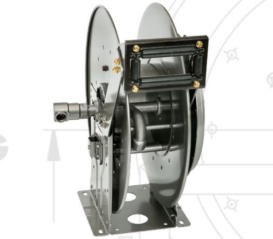 Hannay Reel Spbn818-25-26-10.5B | Hose & Cable Reel | 1" Full Circle Jt, Spec Roller Position – Durable Industrial Grade Hose Reel