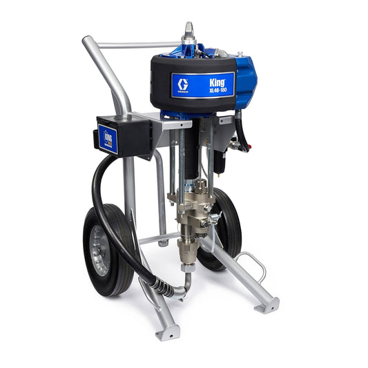 GRACO Heavy-Duty Cart Mounted AA Spray Package with 40:1 Mix Ratio and XL Air Motor with DataTrak (Part No. 287976)