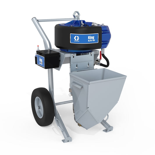 GRACO King 70:1 Heavy-Fluid Sprayer, XL6500, XHF Gun, 429 XHD Tip, 1/2 in x 50 ft (15m) Hose, 3/8 in x 6 ft (1.8 m) Whip (Part No. 26C891)