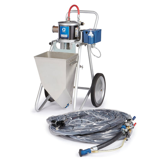 GRACO ToughTek M680a Piston Pump Package, Flex Hose Applicator, Stainless Steel Hopper (Part No. 24T834)