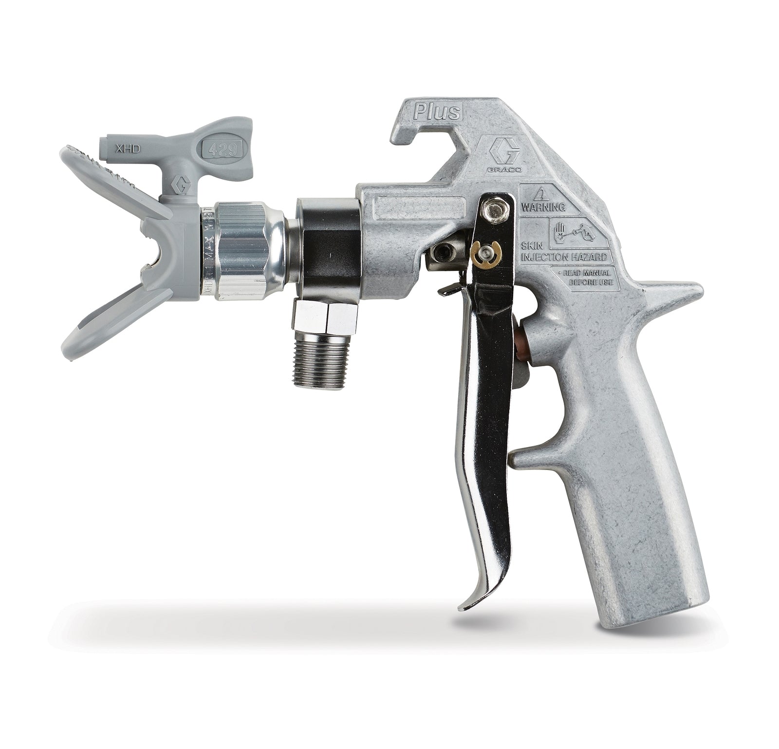 GRACO XHT Spray Gun with XHD RAC Guard and XHT647 SwitchTip (Part No. 25A536)