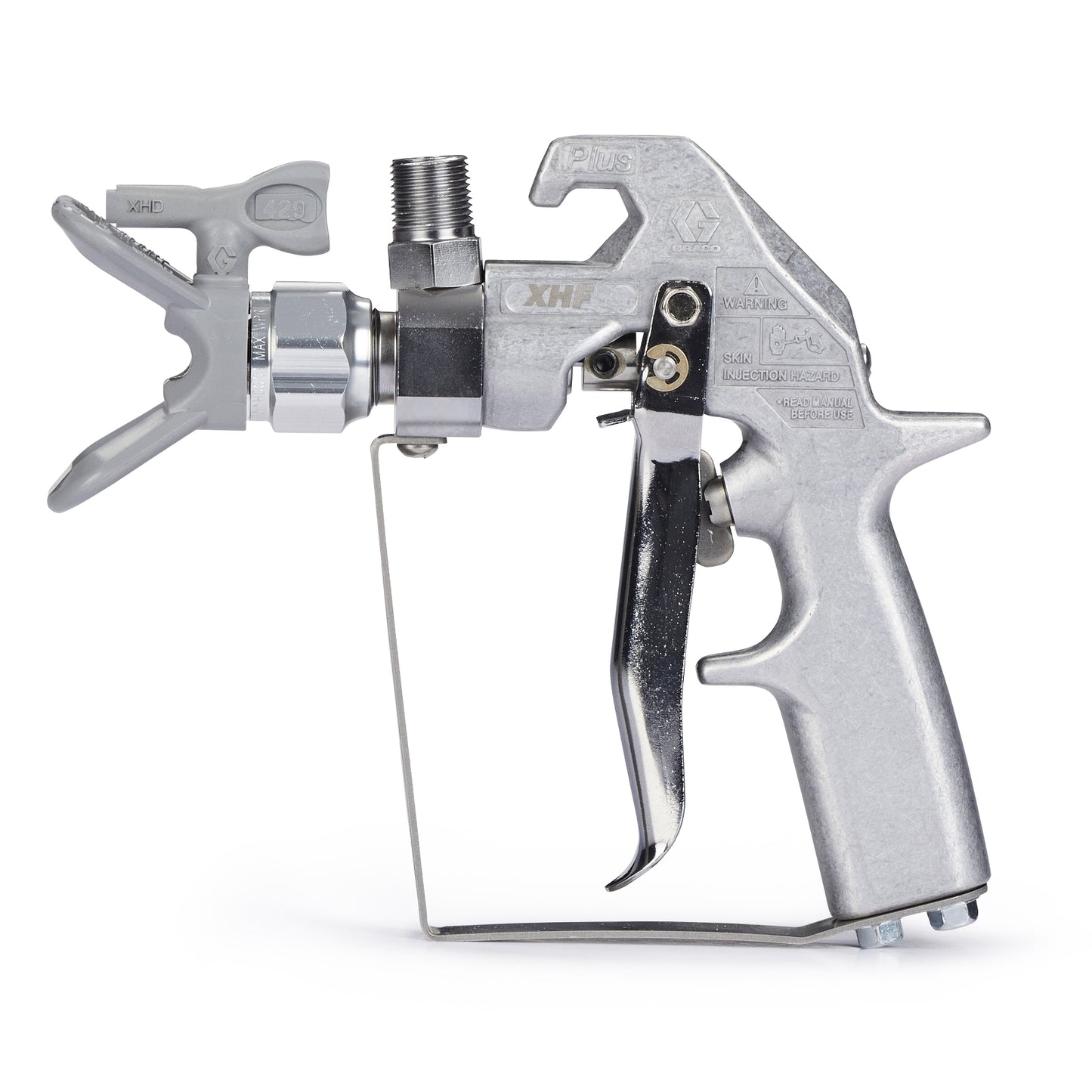 GRACO XHF Top Feed Airless Spray Gun, XHD RAC Tip (Part No. 26C793)