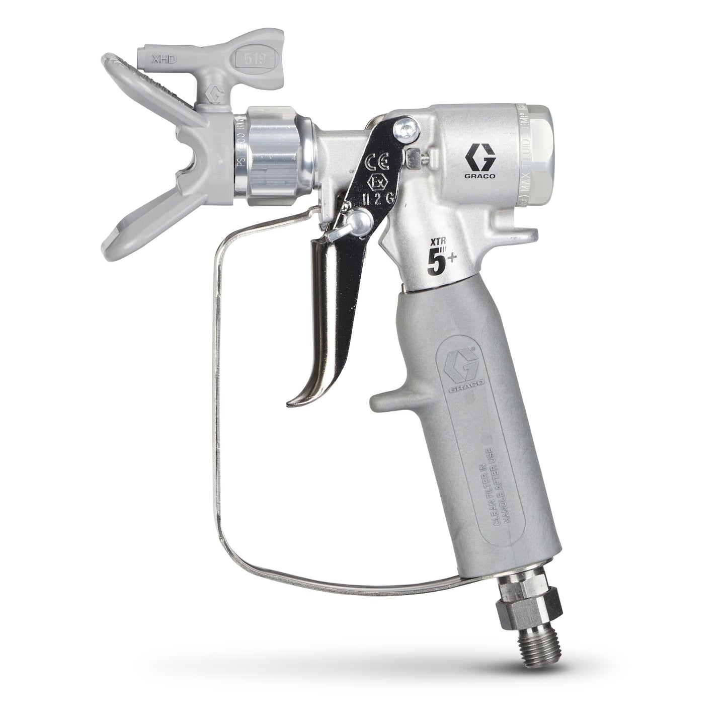 Graco XTR523 XTR5 Airless Spray Gun, Insulated Handle, 2-Finger Trigger, XHD RAC Tip Innoflo Solutions