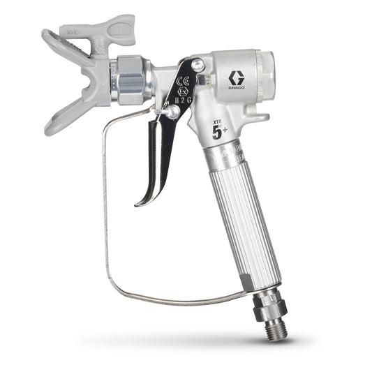 Graco XTR525 XTR5 Airless Spray Gun, Round Handle, 2-Finger Trigger, XHD RAC Tip Innoflo Solutions