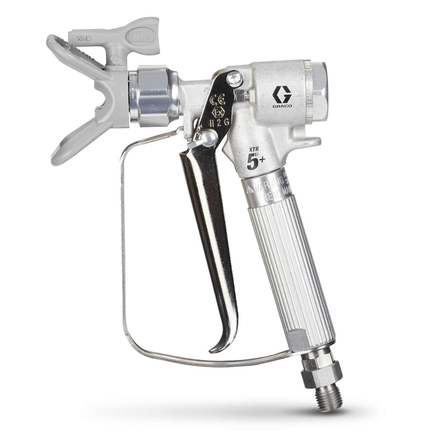 Graco XTR524 XTR5 Airless Spray Gun, Round Handle, 4-Finger Trigger, XHD RAC Tip Innoflo Solutions