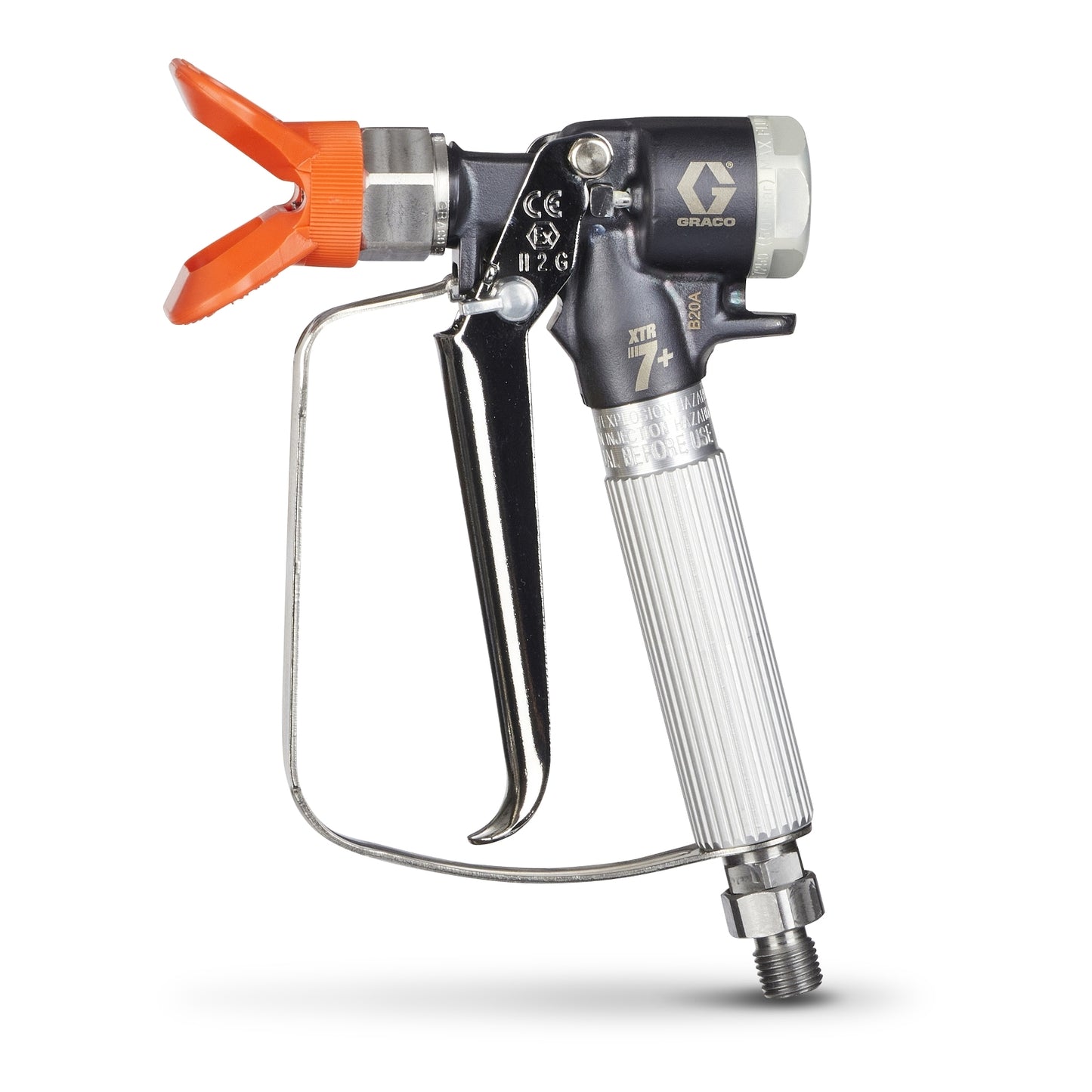 Graco XTR721 XTR7 Airless Spray Gun, Round Handle, 4-Finger Trigger, Flat Tip Innoflo Solutions