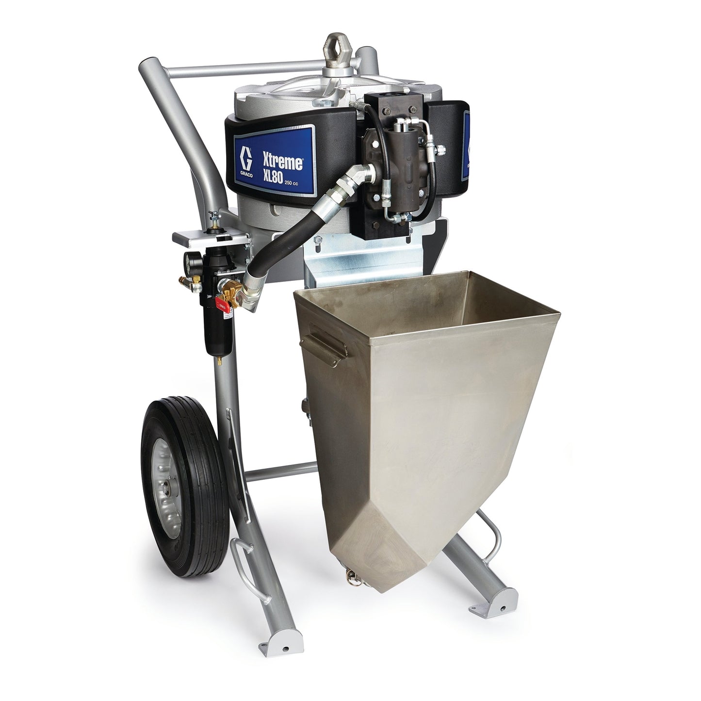 GRACO King 70:1 Heavy-Fluid Sprayer, XL10K, XHF Gun, 429 XHD Tip, 3/4 in x 50 ft (15m) Hose, 1/2 in x 25 ft (7.6 m) Whip (Part No. 24X593)