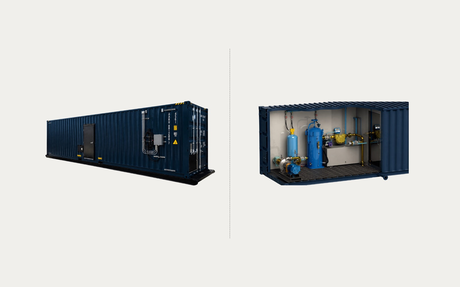 Innoflo iGrid DEF Solution insulated storage and dispensing skid