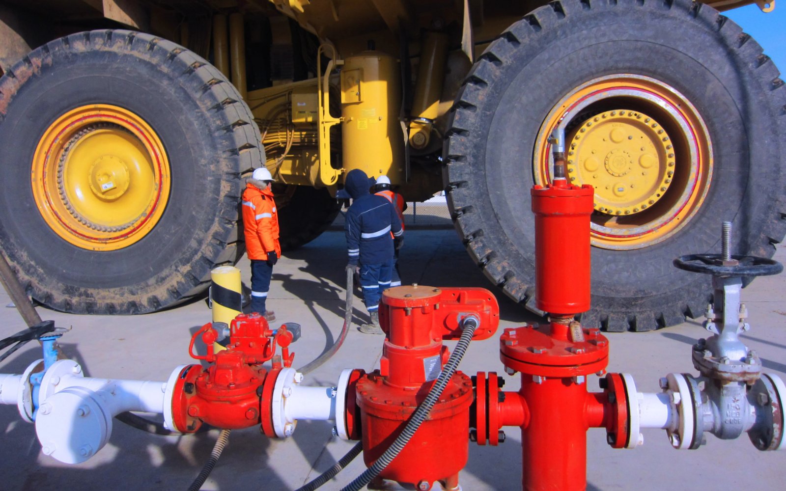 Innoflo iGrid system operating in winter conditions